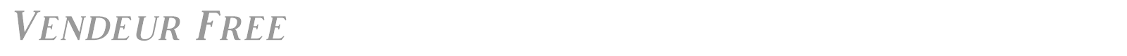 Vendeur font preview